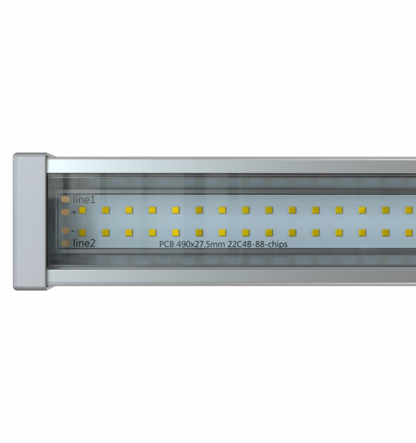 Барокко 10 500мм 48В DC CRI80 5000К Закаленное стекло