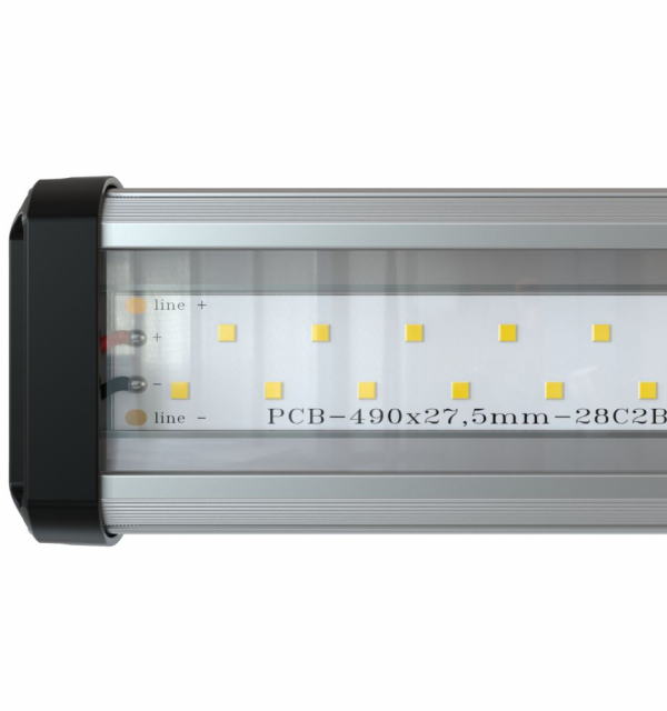 Т-Линия Компакт 100 2000мм CRI70 3000К Прозрачный