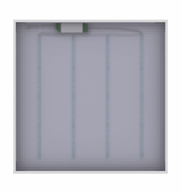 Офис 25 IP30 CRI80 3000К Призма 595х595х50мм